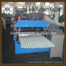 Máquina formadora de rollos de lámina corrugada para tejados (AF-C836)